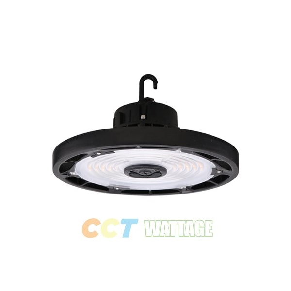 Portor 100/120/150W LED Round High Bay, CCT and Wattage Selector, 120V, 277V, Black PT-HBU3-10D-23CP - main
